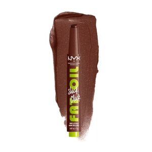 SALE 🆕Nyx Fat Oil Slick Click Shiny Lip Balm, #12 Trending Topic (Brown) A3
